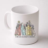 I Read Banned Books Lovers Vintage Funny Book Readers Coffee Mug