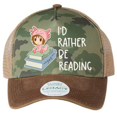 Id Rather Be Reading Bookaholic Book Nerd Booktrovert Book Gift Legacy Tie Dye Trucker Hat