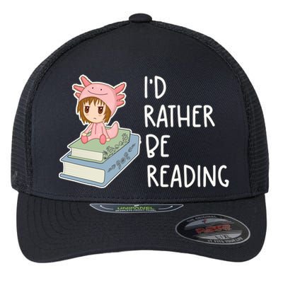 Id Rather Be Reading Bookaholic Book Nerd Booktrovert Book Gift Flexfit Unipanel Trucker Cap