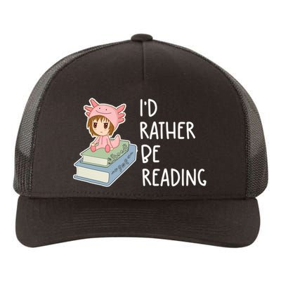 Id Rather Be Reading Bookaholic Book Nerd Booktrovert Book Gift Yupoong Adult 5-Panel Trucker Hat