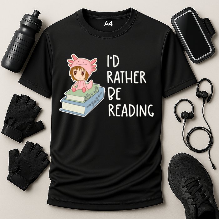 Id Rather Be Reading Bookaholic Book Nerd Booktrovert Book Gift Performance Shirt
