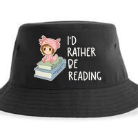 Id Rather Be Reading Bookaholic Book Nerd Booktrovert Book Gift Sustainable Bucket Hat