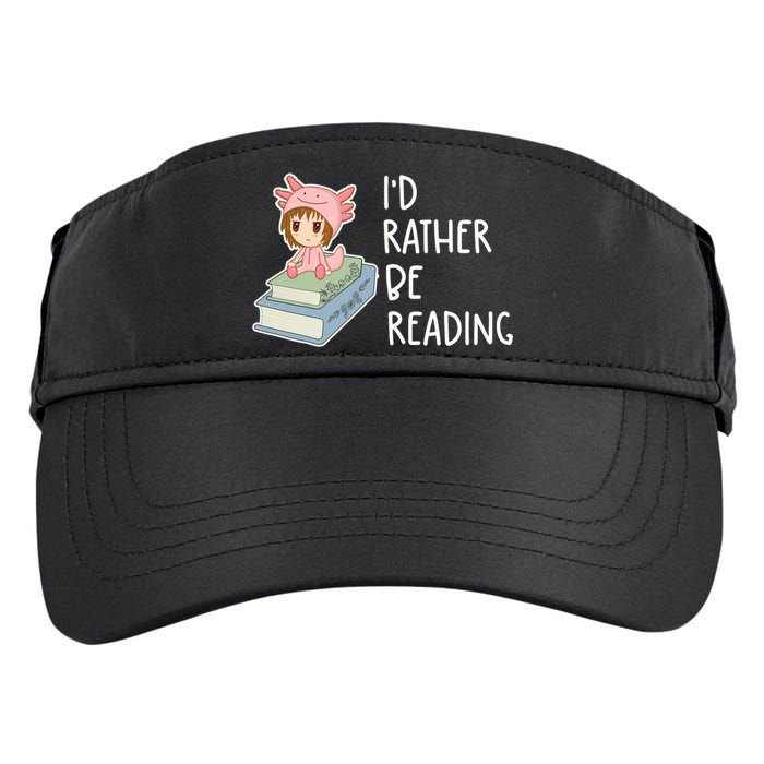 Id Rather Be Reading Bookaholic Book Nerd Booktrovert Book Gift Adult Drive Performance Visor