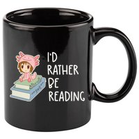 Id Rather Be Reading Bookaholic Book Nerd Booktrovert Book Gift 11oz C Handle Ceramic Mug