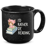Id Rather Be Reading Bookaholic Book Nerd Booktrovert Book Gift 15oz Campfire Ceramic Mug