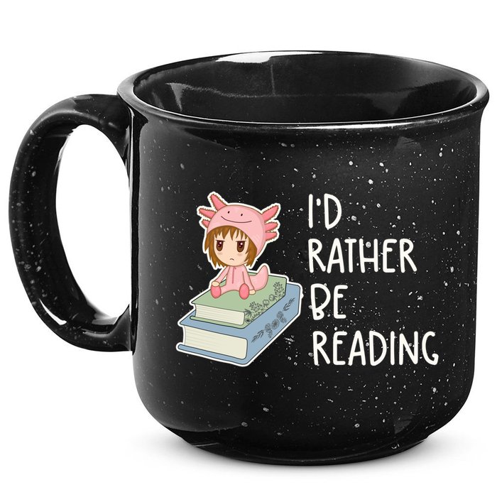 Id Rather Be Reading Bookaholic Book Nerd Booktrovert Book Gift 15oz Campfire Ceramic Mug