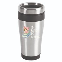 Id Rather Be Reading Bookaholic Book Nerd Booktrovert Book Gift 16oz Travel Tumbler