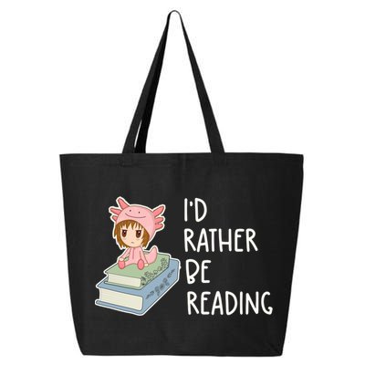 Id Rather Be Reading Bookaholic Book Nerd Booktrovert Book Gift 25L Jumbo Tote