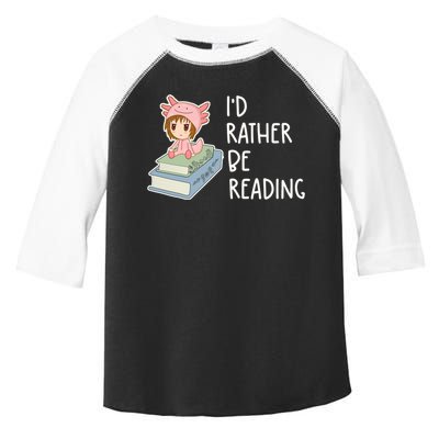 Id Rather Be Reading Bookaholic Book Nerd Booktrovert Book Gift Toddler Fine Jersey T-Shirt