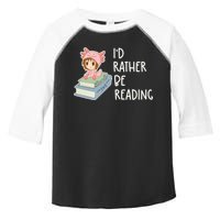 Id Rather Be Reading Bookaholic Book Nerd Booktrovert Book Gift Toddler Fine Jersey T-Shirt