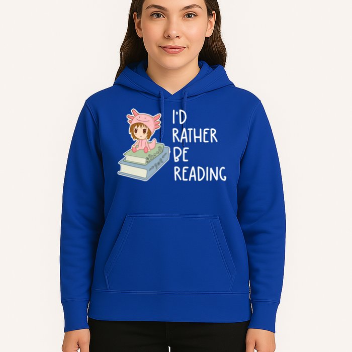 Id Rather Be Reading Bookaholic Book Nerd Booktrovert Book Gift Hoodie