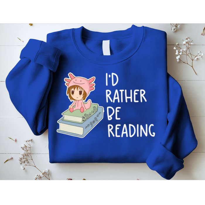 Id Rather Be Reading Bookaholic Book Nerd Booktrovert Book Gift Sweatshirt