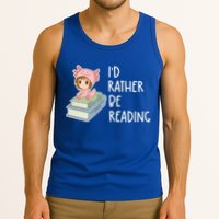 Id Rather Be Reading Bookaholic Book Nerd Booktrovert Book Gift Tank Top