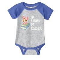 Id Rather Be Reading Bookaholic Book Nerd Booktrovert Book Gift Infant Baby Jersey Bodysuit