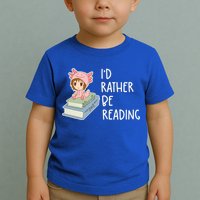 Id Rather Be Reading Bookaholic Book Nerd Booktrovert Book Gift Toddler T-Shirt