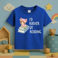 Id Rather Be Reading Bookaholic Book Nerd Booktrovert Book Gift Toddler T-Shirt