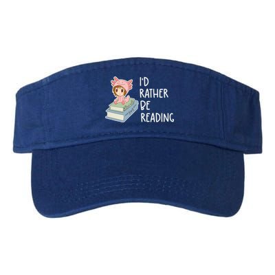 Id Rather Be Reading Bookaholic Book Nerd Booktrovert Book Gift Visor