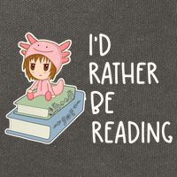 Id Rather Be Reading Bookaholic Book Nerd Booktrovert Book Gift Cotton Canvas Backpack