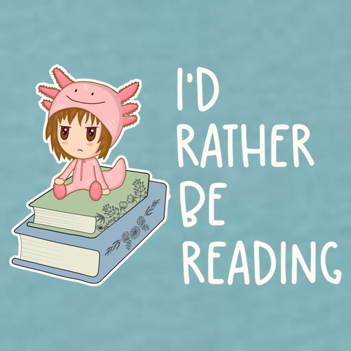 Id Rather Be Reading Bookaholic Book Nerd Booktrovert Book Gift Sueded Cloud Jersey T-Shirt