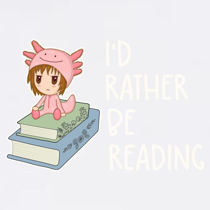 Id Rather Be Reading Bookaholic Book Nerd Booktrovert Book Gift Garment-Dyed Sweatshirt