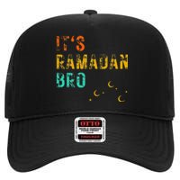 It's Ramadan Bro Islamic Fasting Muslim High Crown Mesh Back Trucker Hat