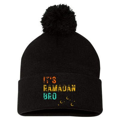 It's Ramadan Bro Islamic Fasting Muslim Pom Pom 12in Knit Beanie