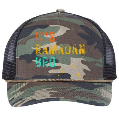 It's Ramadan Bro Islamic Fasting Muslim Retro Rope Trucker Hat Cap