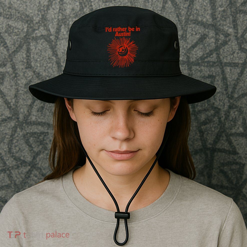ID Rather Be In Austin Bucket Hat