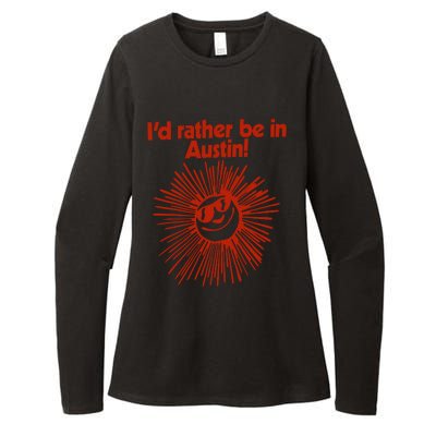 ID Rather Be In Austin Womens CVC Long Sleeve Shirt