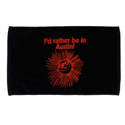 ID Rather Be In Austin Microfiber Hand Towel