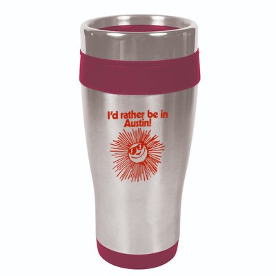 ID Rather Be In Austin 16oz Travel Tumbler