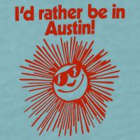 ID Rather Be In Austin Sueded Cloud Jersey T-Shirt