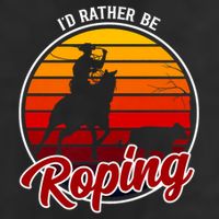 I'd Rather Be Roping Clothing - Cowboy Funny Roping  Adult Drive Performance Visor