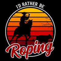 I'd Rather Be Roping Clothing - Cowboy Funny Roping  Mug