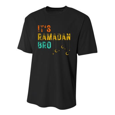 It's Ramadan Bro Islamic Fasting Muslim Youth Performance Sprint T-Shirt