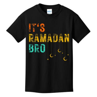 It's Ramadan Bro Islamic Fasting Muslim Kids T-Shirt