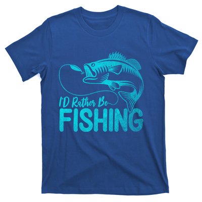 I'd Rather Be Fishing For Fisher Gift T-Shirt