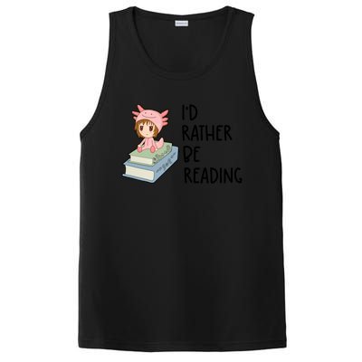 Id Rather Be Reading Bookworm Bookaholic Book Lover Bookish Gift PosiCharge Competitor Tank