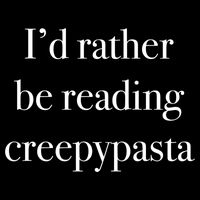 Id Rather Be Reading Creepypasta Stories Gift Cooling Performance Crew T-Shirt