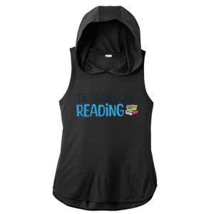 Id Rather Be Reading Cute Book Reader Saying Bookworm Quote Meaningful Gift Ladies PosiCharge Tri-Blend Wicking Draft Hoodie Tank