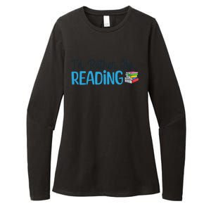 Id Rather Be Reading Cute Book Reader Saying Bookworm Quote Meaningful Gift Womens CVC Long Sleeve Shirt