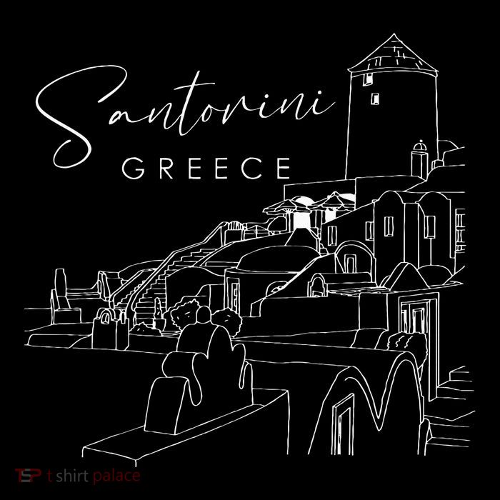 ID Rather Be In Santorini Greece Vintage Greek Islands Flatbill Hat