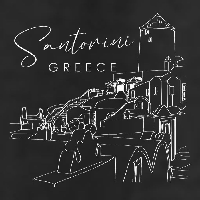 ID Rather Be In Santorini Greece Vintage Greek Islands Golf Towel