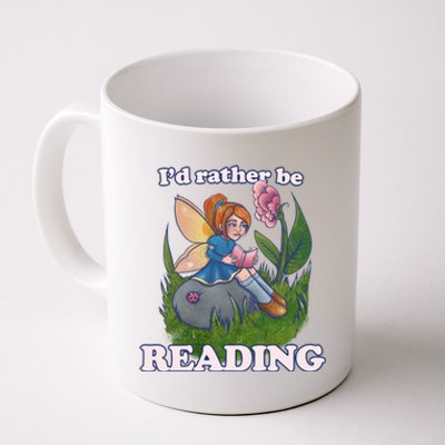 Id Rather Be Reading Cute Library Gift Coffee Mug