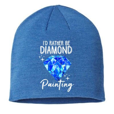 Id Rather Be Diamond Painting Gift Painter Artist Gift Sustainable Beanie