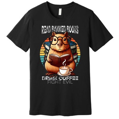 I Read Banned Books Lover Bookworm Love Banned Books Premium T-Shirt