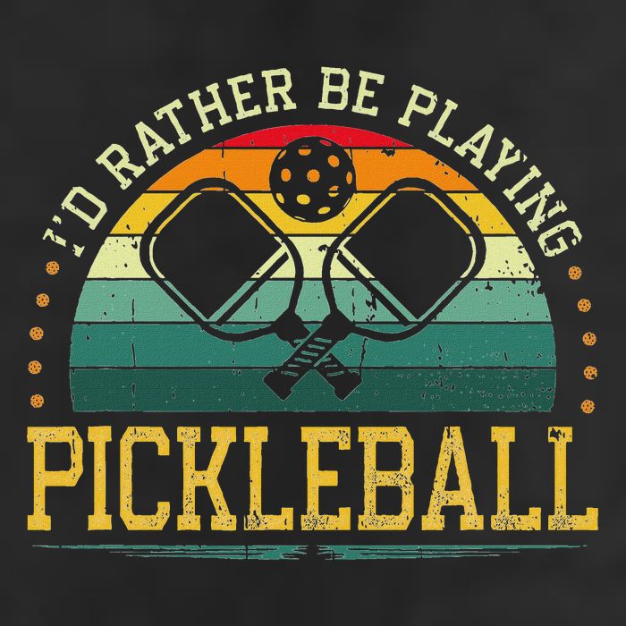 I'd Rather Be Playing Pickleball Player Cool Comfort Performance Bucket Hat