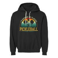I'd Rather Be Playing Pickleball Player Garment-Dyed Fleece Hoodie