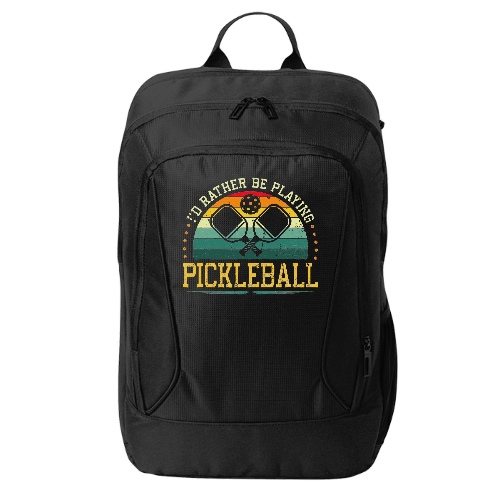 I'd Rather Be Playing Pickleball Player City Backpack