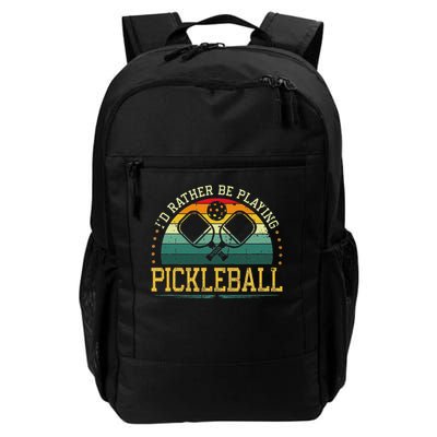I'd Rather Be Playing Pickleball Player Backpack